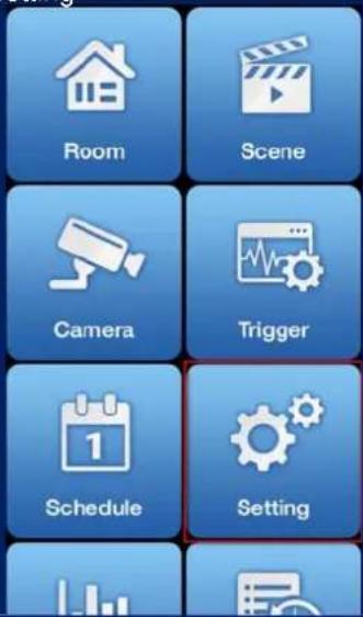 Room Scene Camera Trigger Schedule Setting