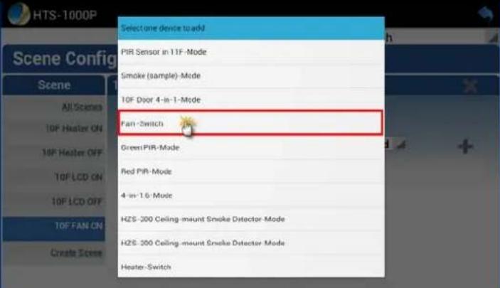 Planet HZS-200 - Configuring Z-Wave via HTS-1000P - 7