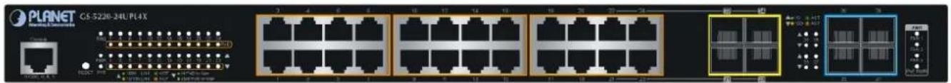 PLANET GS-5228-24LU PL4X PLANET GAS-5228-24LU PL4X