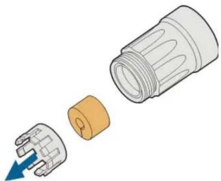 Sungrow SH5.0RT - Zusammenbau des LAN-Anschlusses - 4