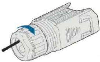 Sungrow SH5.0RT - Zusammenbau des COM-Anschlusses - 7