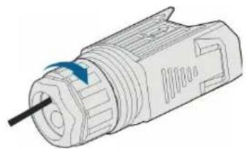 Sungrow SH5.0RT - Zusammenbau des COM-Anschlusses - 8