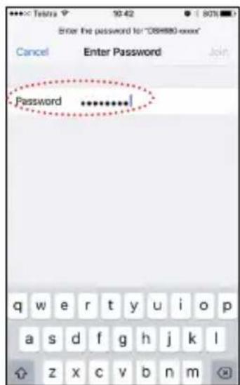 Enter the password for "069880-xxx" Cancel Enter Password Join Password ****** q w e r t y u i o p a s d f g h j k l z x c v b n m