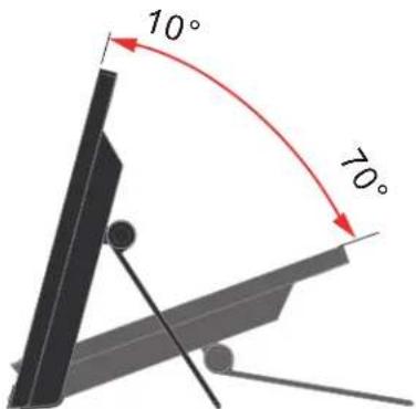 10° 70°