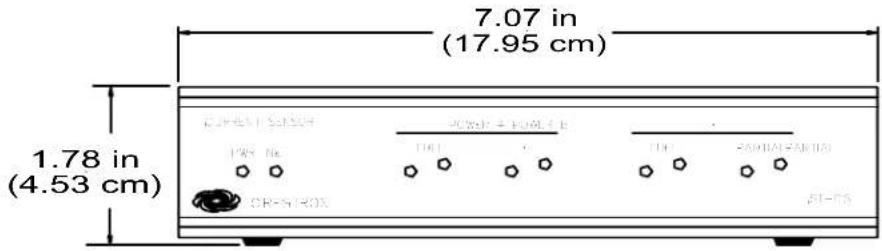 7.07 in (17.95 cm) 1.78 in (4.53 cm)