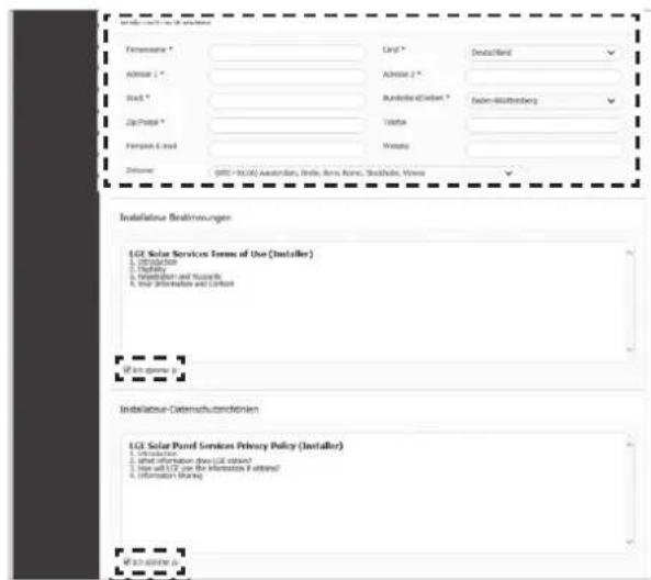 LG ESS Home 10 - Ein neues Konto anlegen (Administrator) - 3