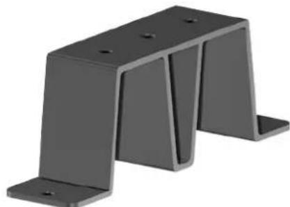 DELTA M250HV - Montagefüße für die Bodenmontage - 1