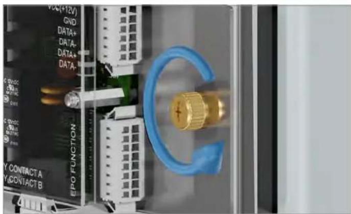 VCC(+12V) GND DATA+ DATA- DATA+ DATA- EPO FUNCTION HY CONTACT A HY CONTACT B
