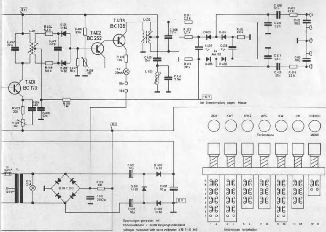 5V L 401 R 404 5,6 k D 401 IN 60 R 406 3,3 k T 402 BC 252 T 403 BC 108 L 402 R 411 2,2 k C 406 22 n R 412 2,2 k D 403 D 404 R 414 100 k C 410 1,2 n C 411 1,2 n C 412 50 n R 415 22 k C 415 100 p C 416 22 k C 415 100 p C 415 100 p C 415 100 p C 415 100 p C 415 100 p C 415 100 p C 415 100 p C 415 100 p C 415 100 p C 415 100 p