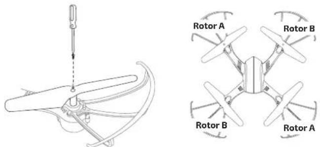 Rotor A Rotor B Rotor B Rotor A