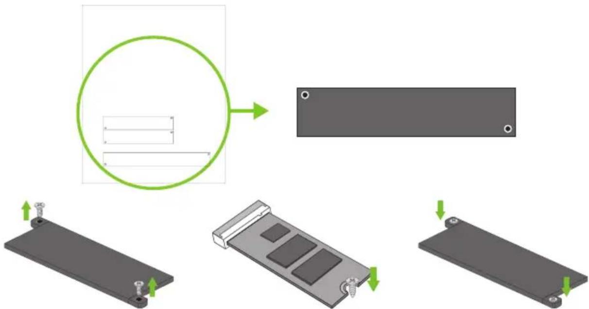 BIOSTAR X670E VALKYRIE - Install M.2 COOLING Heatsink - 1