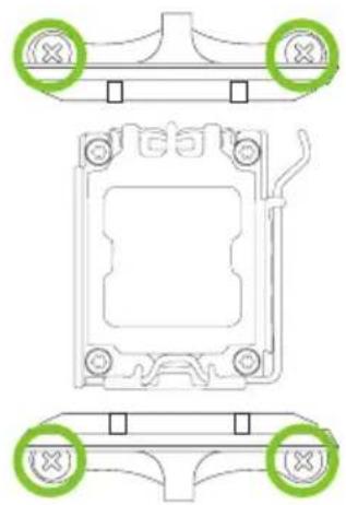 BIOSTAR X670E VALKYRIE - Install a Heatsink - 1