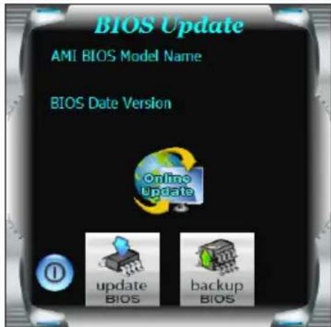 BIOS Update AMI BIOS Model Name BIOS Date Version online Update update BIOS backup BIOS