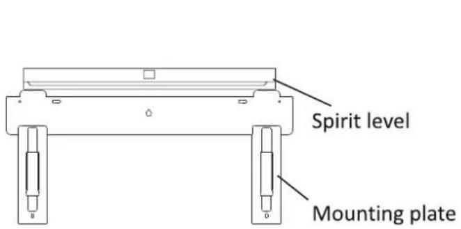 Spirit level Mounting plate