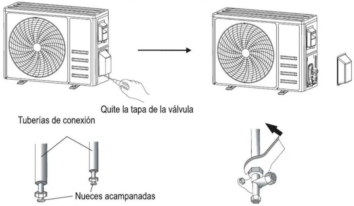 CORBERO CSP18GREGAL - Paso5: Conecte el tubo de refrigerante - 1