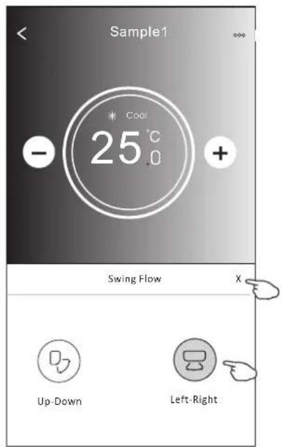 Sample1 COOL 25.0 - + Swing Flow X Up-Down Left-Right