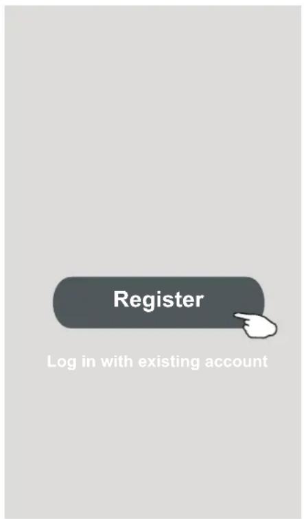 Register Log in with existing account