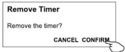 Remove Timer Remove the timer? CANCEL CONFIRM