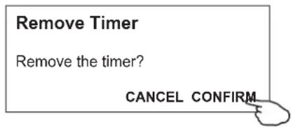 Remove Timer Remove the timer? CANCEL CONFIRM