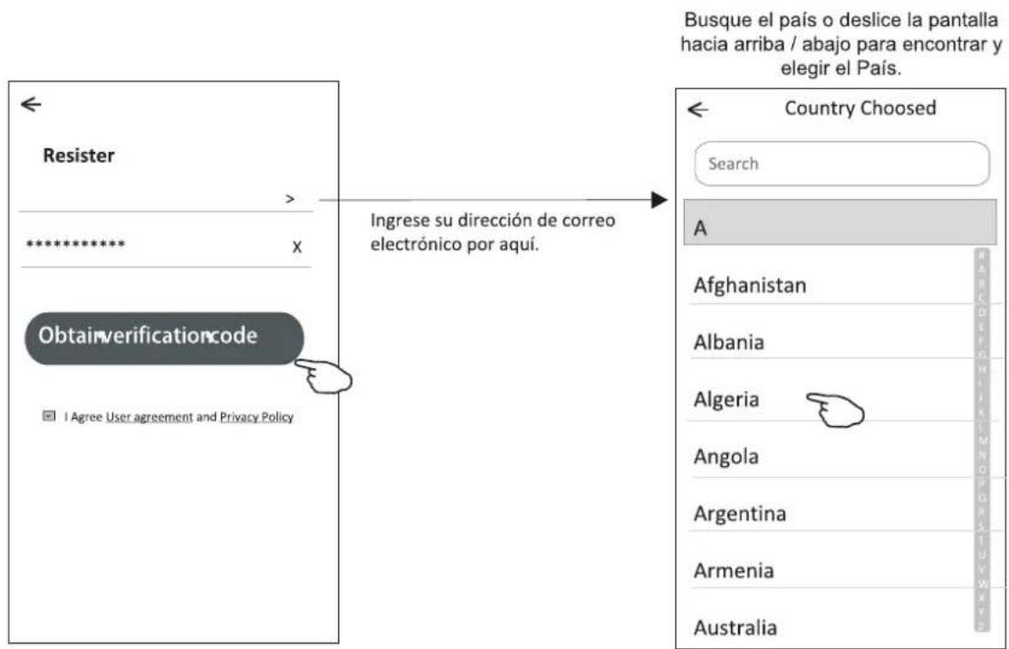 Resister Over ****** X Obtain verificationcode ✓ I Agree User agreement and Privacy Policy Ingrese su dirección de correo electrónico por aquí. Busque el país o deslice la pantalla hacia arriba / abajo para encontrar y elegir el País. Country Choosed Search A Afghanistan Albania Algeria Angola Argentina Armenia Australia