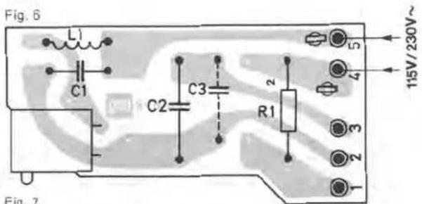 Fig. 6. L1 C1 C2 C3 R1 2 4 5 115V/230V~ Fig. 7