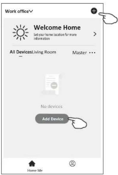 Work office Welcome Home Set your home location for more information All DevicesLiving Room Master ... No devices Add Device Home Me