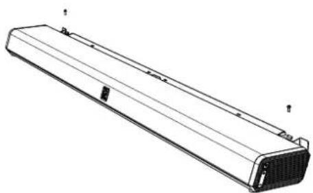 Audac IMEO2 - 4.A) TOP security bolt: - 1