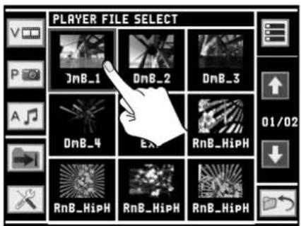 PLAYER FILE SELECT JmB_1 OnB_2 OnB_3 OnB_4 Ex RnB_HipH RnB_HipH RnB_HipH RnB_HipH 01/02
