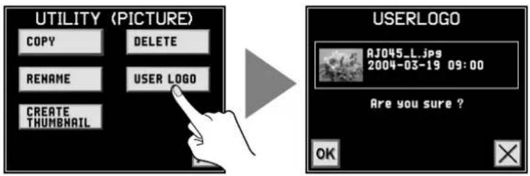 UTILITY (PICTURE) COPY DELETE RENAME USER LOGO CREATE THUMBAIL USERLOGO AJ045_L.jpg 2004-03-19 09:00 Are you sure ? OK