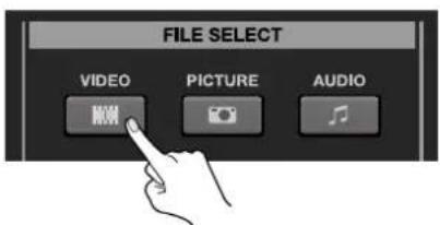 FILE SELECT VIDEO PICTURE AUDIO
