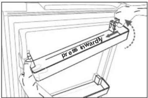 press inwardly