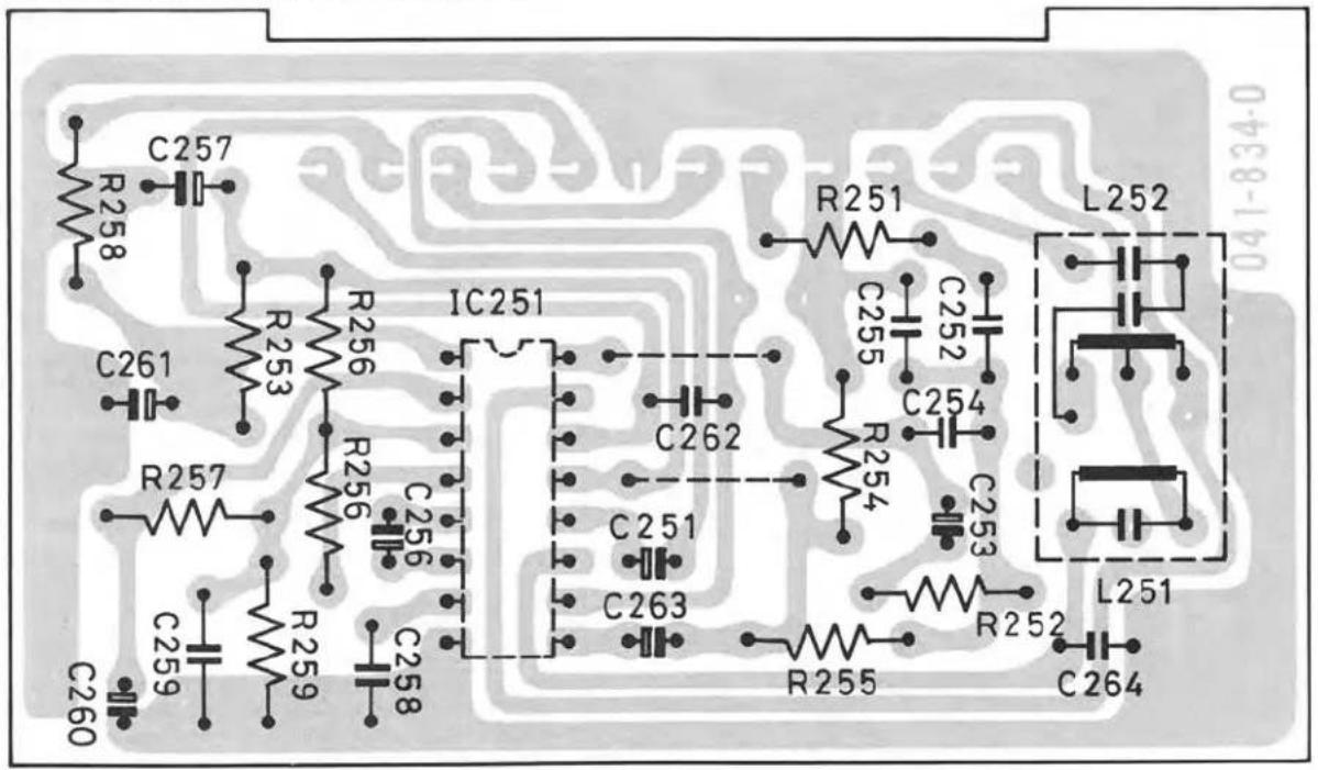C257 R258 C261 R253 R256 R256 C256 C259 C260 IC251 R251 L252 C255 C252 C254 C253 C262 R254 C251 C263 R255 L251 C264 R252