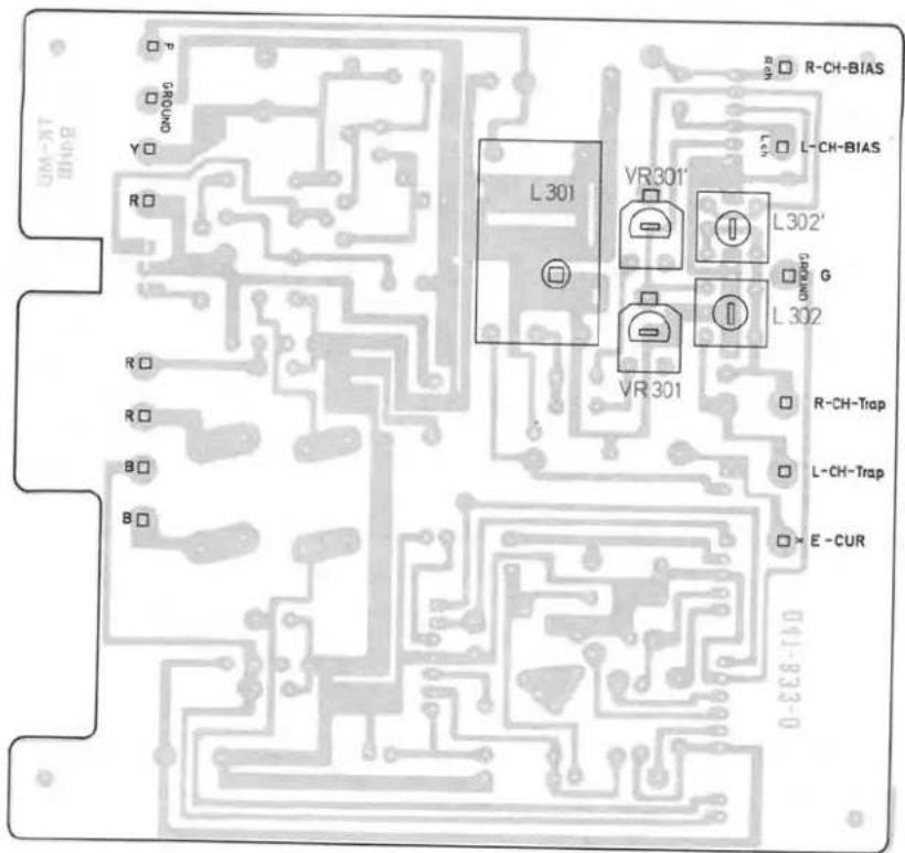 L301 VR301' L302' R-CH-BIAS L-CH-BIAS G L302 R-CH-Trap L-CH-Trap E-CUR 041-933-0