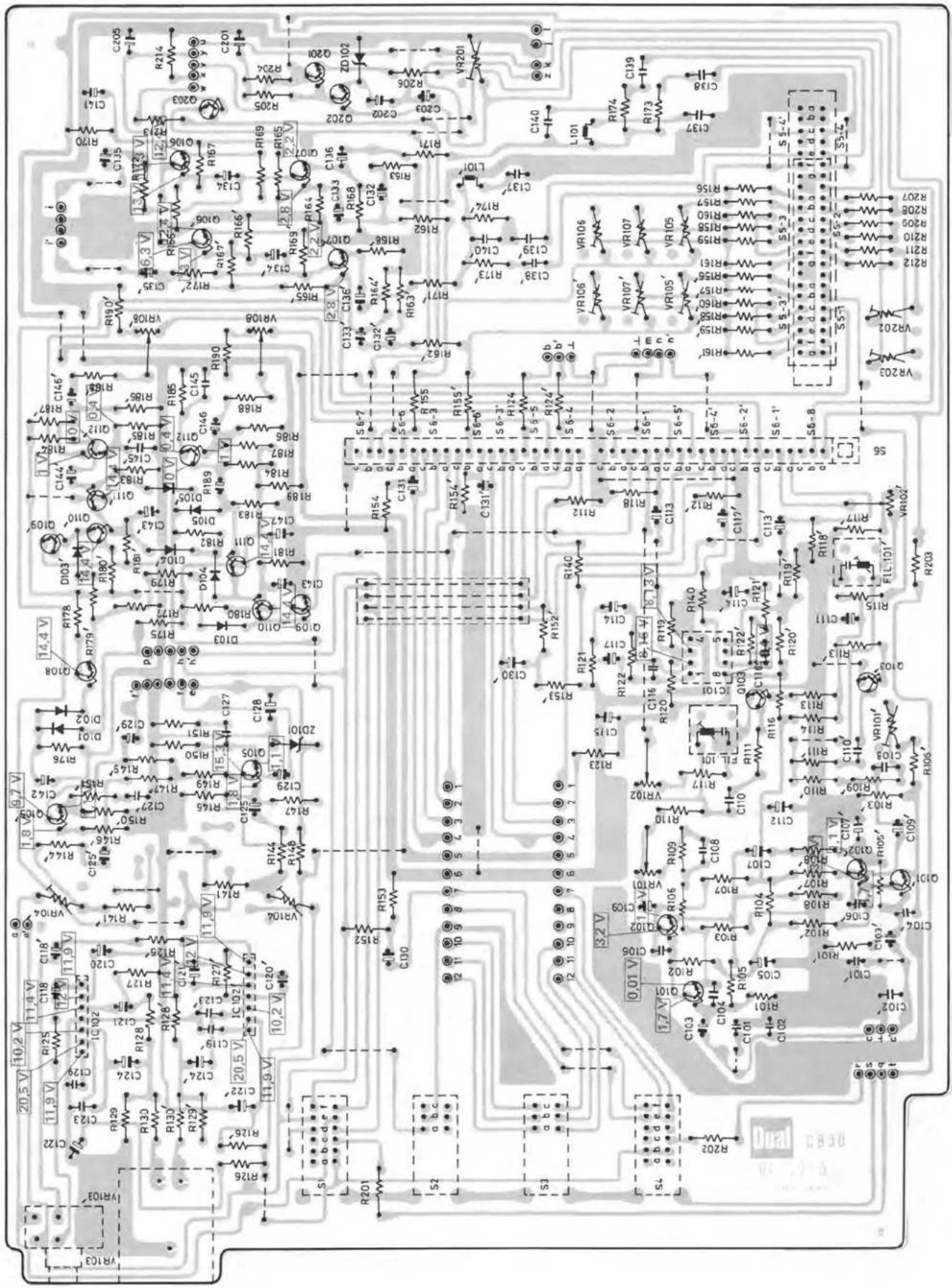 DUAL C 830 - Überallesfrequenzgänge - 5