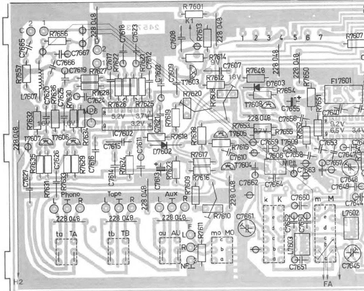 R7601 K1 228 048 C7608 R7613 R7614 9V C7607 18V R7648 D7603 R7654 T7608 C7655 228 048 R7650 F17601 C7640 9.2V 6.5V 3.4V C7653 C7647 C7648 C7649 C7645 L7602 L7603 C7651 C7652 C7653 C7654 MP11 MP10 R7610 C7661 m M FA C7651 mo MO b c d e f u AU L F au R7611 R7612 R7613 R7614 R7615 R7616 R7617 R7618 R7619 R7620 R7621 R7622 R7623 R7624 R7625 R7626 R7627 R7628 R7629 R7630 R7631 R7632 R7633 R7634 R7635 R7636 R7637 R7638 R7639 R7640 T7604 C7662 C7663 C7664 C7665 C7666 C7667 C7668 C7669 C7670 C7671 C7672 C7673 C7674 C7675 C7676 C7677 C7678 C7679 C7680 C7681 C7682 C7683 C7684 C7685 C7686 C7687 C7688 C7689 C7690 C7691 C7692 C7693 C7694 C7695 C7696 C7697 C7698 C7699 C7700 C7701 C7702 C7703 C7704 C7705 C7706 C7707 C7708