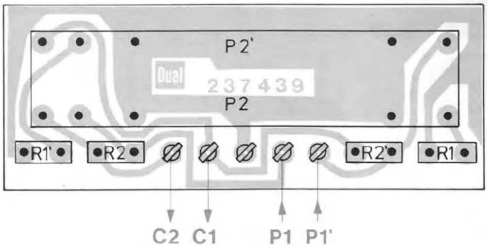 P2' Dual 237439 P2 R1' R2 C2 C1 P1 P1' R2' R1
