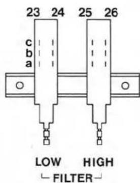 23 24 25 26 c a LOW HIGH FILTER