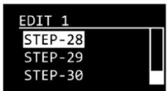 EDIT 1 STEP-28 STEP-29 STEP-30