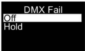 DMX Fail Off Hold