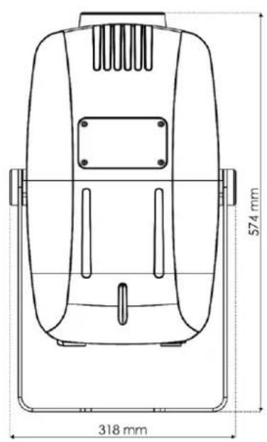 574 mm 318 mm