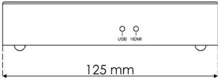 USB HDMI 125 mm