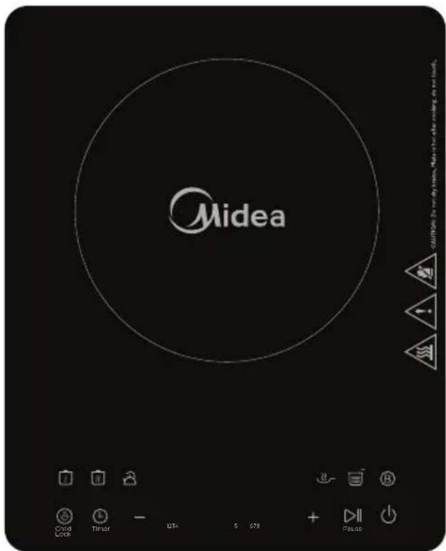 Midea Child Lock Timer - 1254 5 978 + Palos