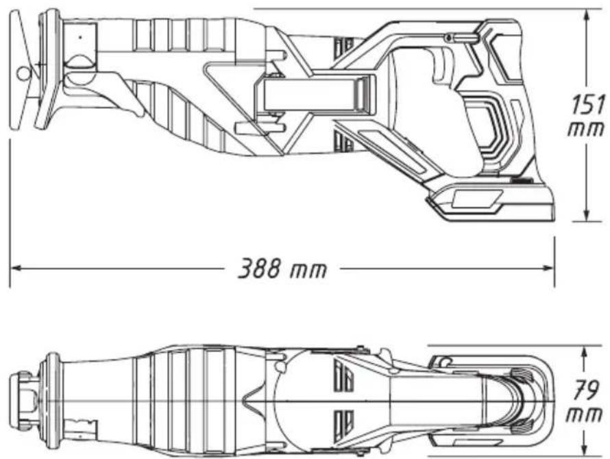 151 mm 388 mm 79 mm