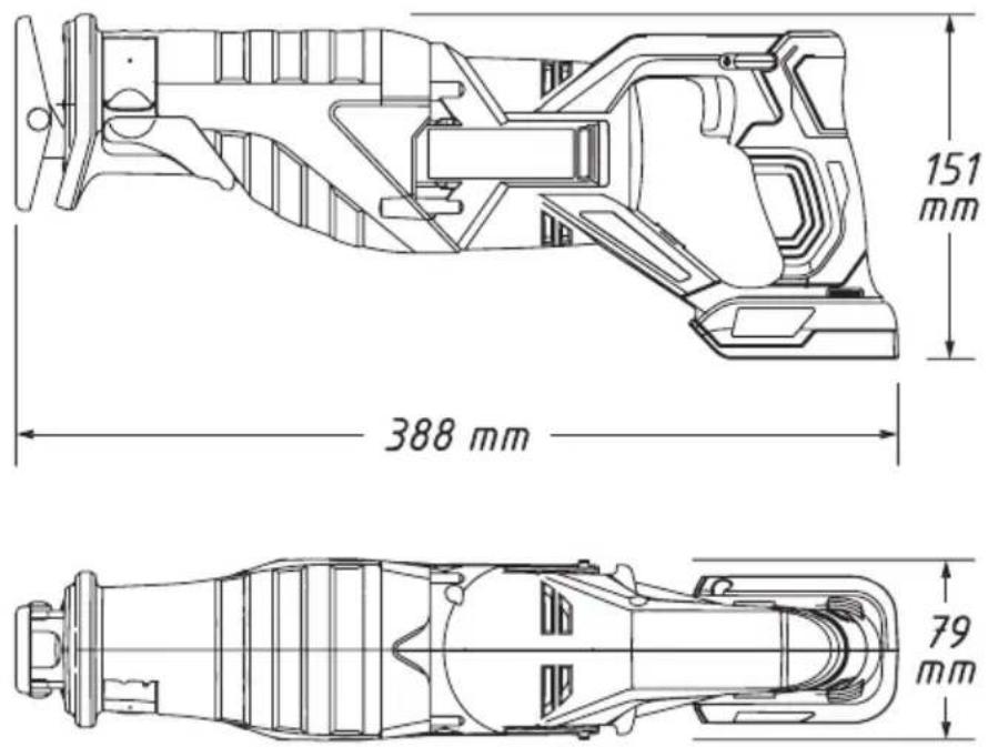151 mm 388 mm 79 mm