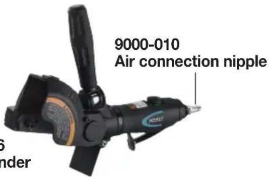 9000-010 Air connection nipple under