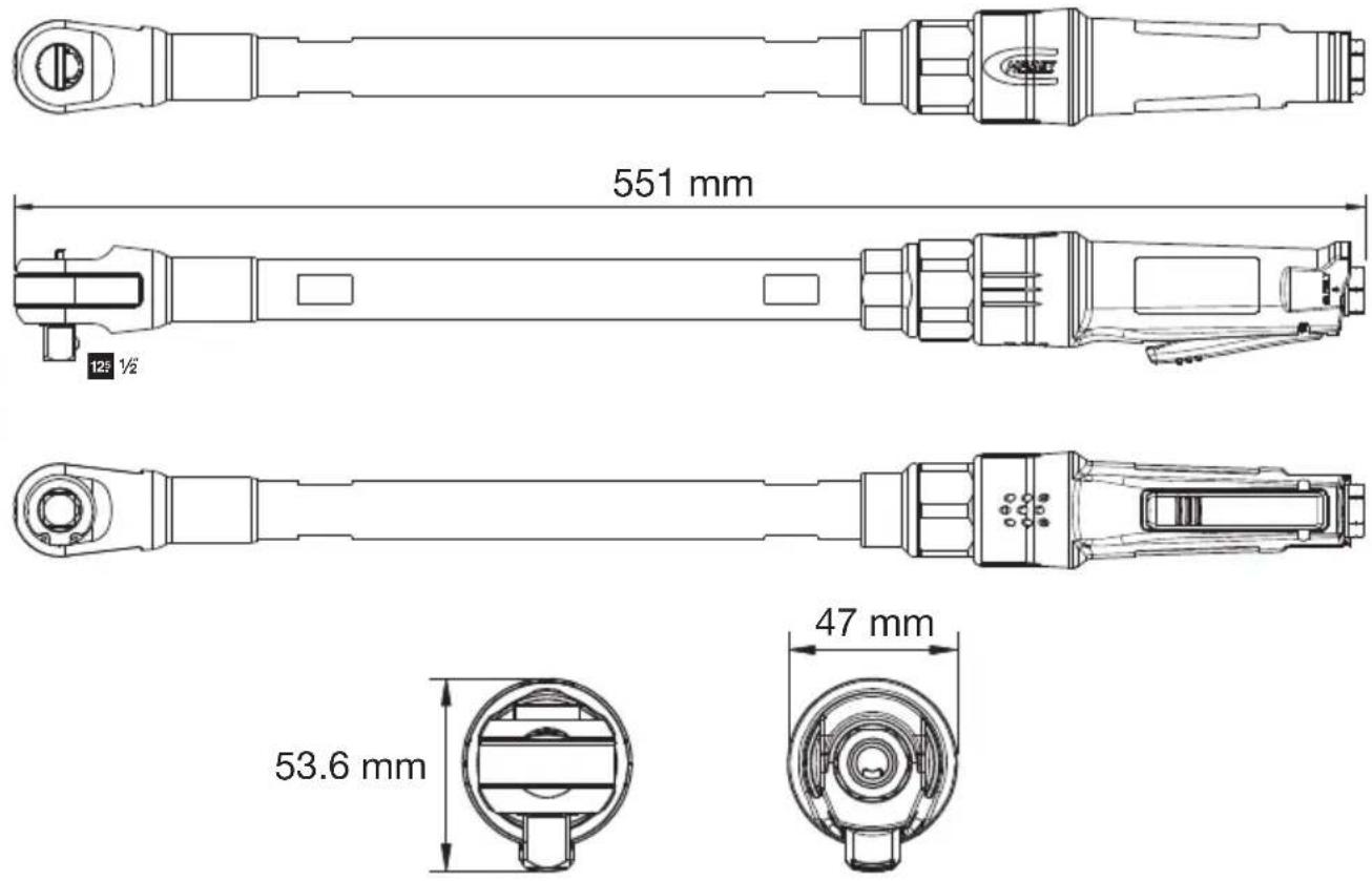 Hazet 9022 P-XLG - Technische Daten / Geräteelemente - 1