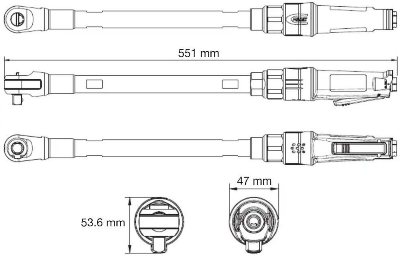 Hazet 9022 P-XLG - Technical data / Tool components - 1