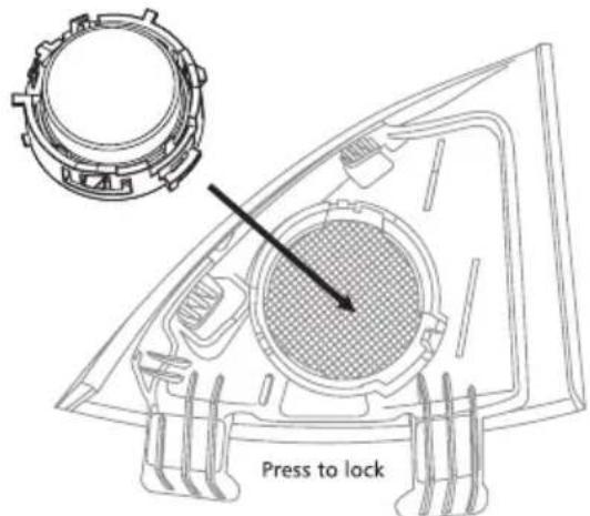 Press to lock