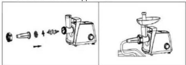 GORENJE MG1601W - Сначала приготовьте фарш. - 1