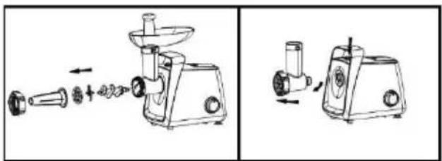 GORENJE MG1601W - Zuerst das Fleisch faschieren. - 2